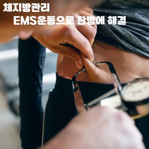 체지방관리 EMS운동으로 한방에 해결